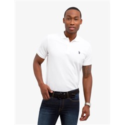 SOLID PIQUE SMALL LOGO POLO SHIRT