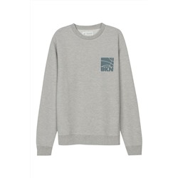 Sudadera Gris claro jaspeado