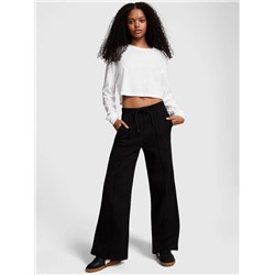 Ivy Fleece Wide-Leg Sweatpants