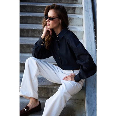 Рубашка джинсовая оверсайз