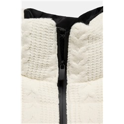 FAUX SHEARLING PADDED ANORAK 80% DOWN 20% FEATHER HEIQ XREFLEX™ RECCO® TECHNOLOGY SKI COLLECTION, CHARACTERISTICS