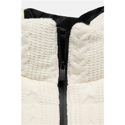 FAUX SHEARLING PADDED ANORAK 80% DOWN 20% FEATHER HEIQ XREFLEX™ RECCO® TECHNOLOGY SKI COLLECTION, CHARACTERISTICS