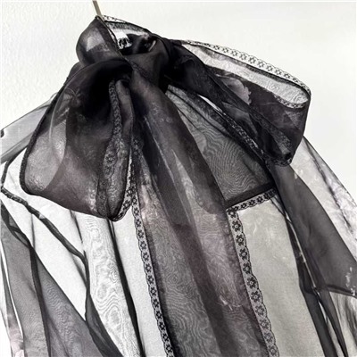 Тончайшая блузка из шелка   ZIMMERMAN*N