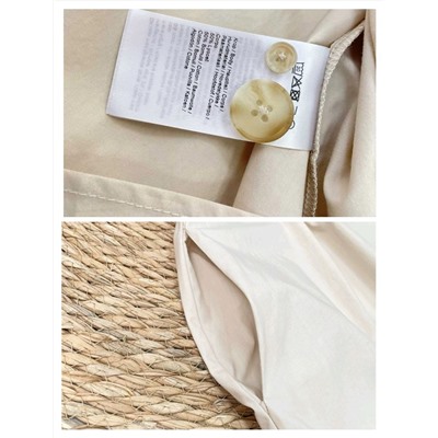 Женское платье MSC*H Copenhage*n на запа́х из смесового тенселя и хлопка, экспорт