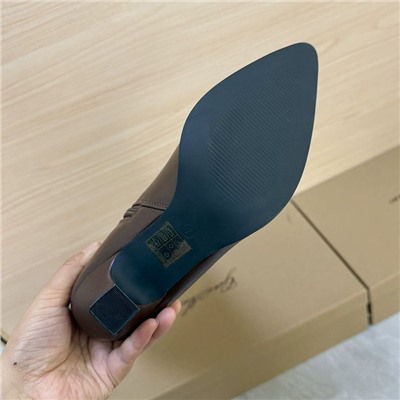 Женские высокие сапоги с острым носом, экспорт