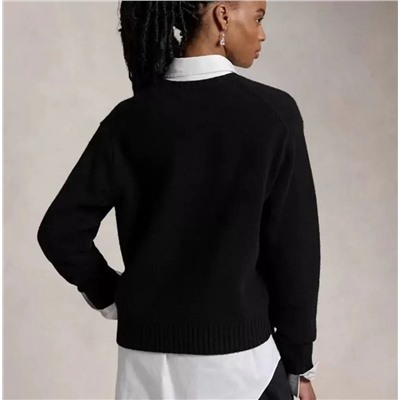 Классический шерстяной вязаный свитер РАЛЬ*Ф Л