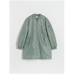 Mantel mit Wattierung aus Recyclingstoff