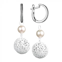 Серьги серебро 52979.1S1W