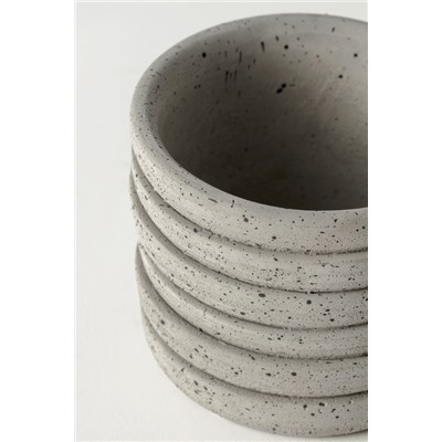 Ella Saksı - Soft Gri - 9 cm