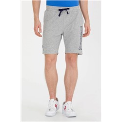 Erkek Gri Melanj Örme Şort