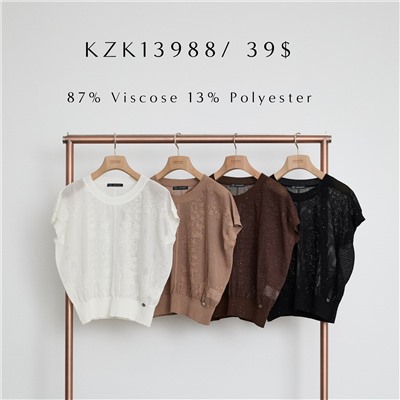 KZK13988  Джемпер черный