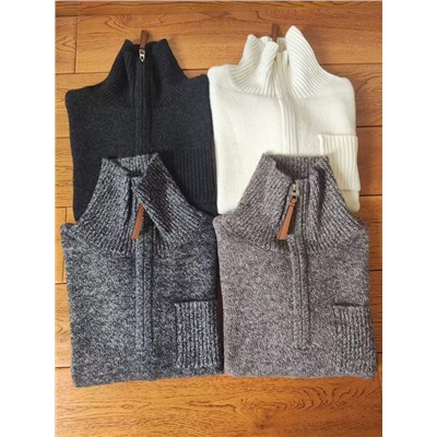 Кашемировый свитер с застежкой-молнией Макс Мар*а