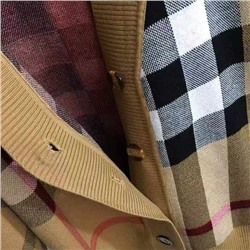 Женский удлинённый кардиган в клетку   Burberr*y