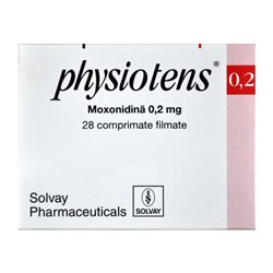 PHYSIOTENS 0,2 MG 28 FILM TABLET ( аналог Моксонидин)