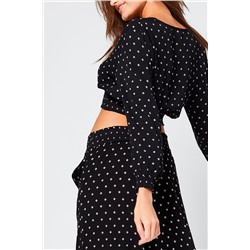 Top corto Daia Negro