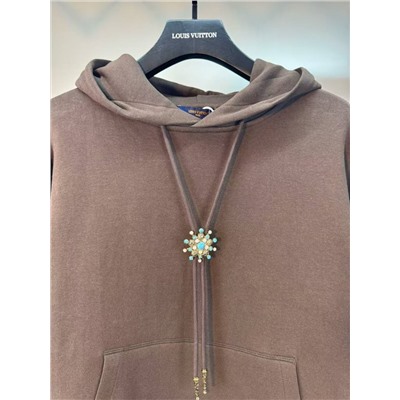 Толстовка худи с брошью Loui*s Vuitto*n  Унисекс модель