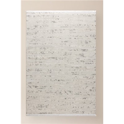 Beuil Halı - Beyaz/Gri - 80x150 cm