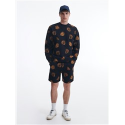 Shorts aus French Terry mit hohem Baumwollanteil