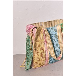 Bolso grande estampado multicolor