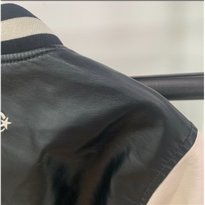 Детская кожаная куртка-бомбер ЗАР*А