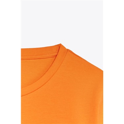 CROPPED SHORT SLEEVE T-SHIRT