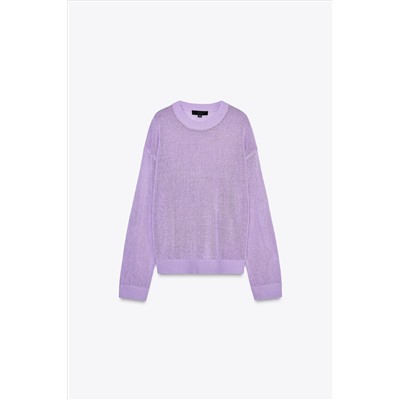STRAIGHT PLAIN KNIT SWEATER