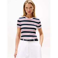 Stripe Crewneck T-Shirt