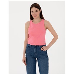 Pembe Ex. Slim Fit Crop Tişört