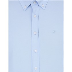 Açık Mavi Slim Fit Oxford Gömlek