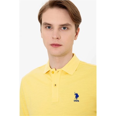 Erkek Açık Sarı Polo Yaka Tişört
