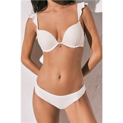 Braga bikini clásica balnca