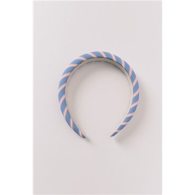 Diadema pelo print rayas azul