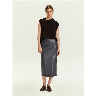 Юбка из экокожи, S956/only