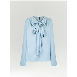 Блузка из вискозы с воротником-бантом, B3190/pegas