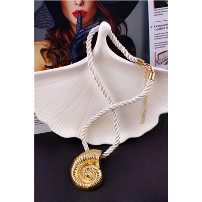 Колье  "Морская симфония" на шнурке + Подарок