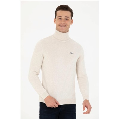 Erkek Taş Melanj Basic Kazak