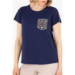 Kadın Lacivert Tişört