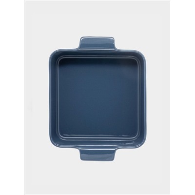 Форма для запекания, 24 см, фарфор P, квадратная, синяя, Indulgence
