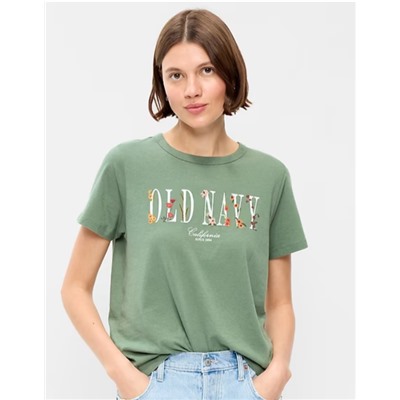 EveryWear Crew-Neck Logo-Graphic T-Shirt