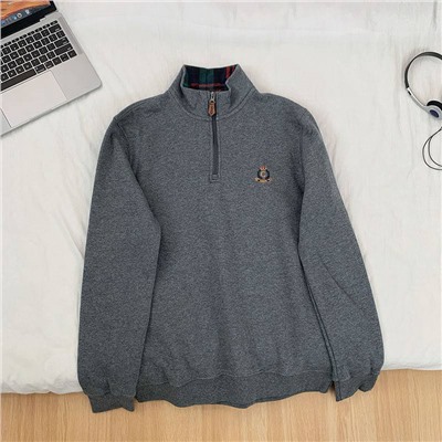 Мужской свитшот с воротником-стойкой Chap*s  Экспорт