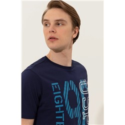 Erkek Lacivert Bisiklet Yaka Tişört