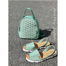 AB.Zapatos · 3202 menta+AB.Z · Pelle · mochila 421 (650)