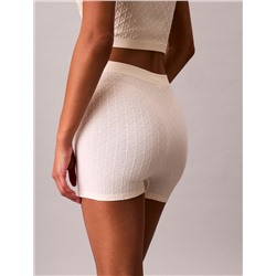 Rib Emblem Seamless Shortie