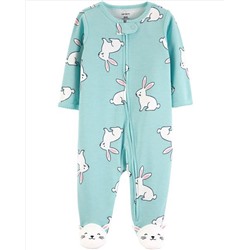 Bunny Zip-Up Cotton Sleep & Play