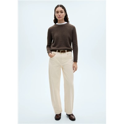 Pantalón pana balloon tiro alto