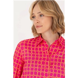 Kadın Fuşya Uzun Kollu Gömlek