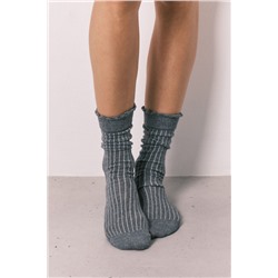 Pack 3 calcetines largos lurex azul