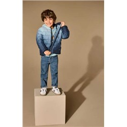 Детская стеганная куртка с градиентом, экспорт