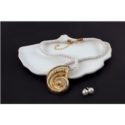 Колье  "Морская симфония" на шнурке + Подарок