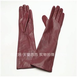 Женские утепленные кожаные перчатки   Dun*e   Экспорт